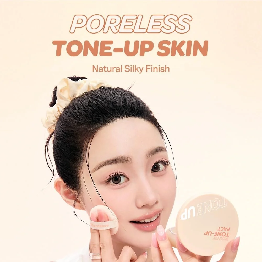 I’m Meme Skin Fit Tone Up Pact- universal, blur, even, absorb oil, soothing